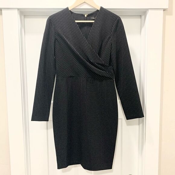 Donna Karan Womens  Faux Wrap  Dress . - Picture 1 of 14